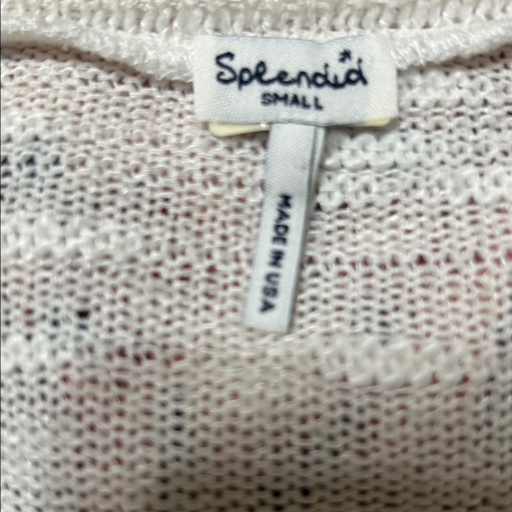 Splendid Cream Sweater Size Small - Picture 3 of 3